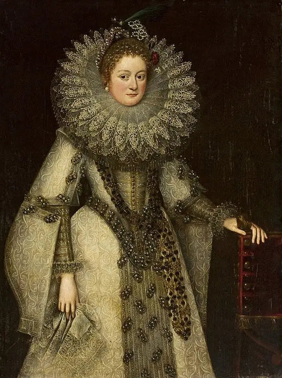 Portrait d’une dame habillée à l’espagnole. - Frans Pourbus the Younger - Alpha Reproduction