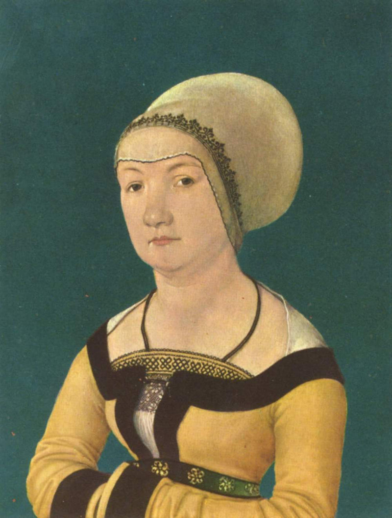 34 Yaşında Bir Kadın Portresi - Hans Holbein the Elder