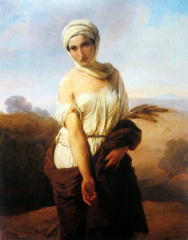 Ruth'ta Bir Kadın Portresi - Francesco Hayez