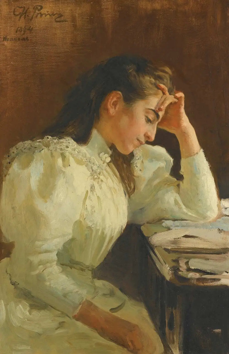 Napoliten Bir Kadının Portresi - Ilya Repin