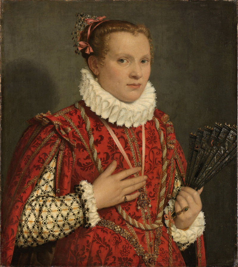 Genç Bir Kadının Portresi - Giovanni Battista Moroni