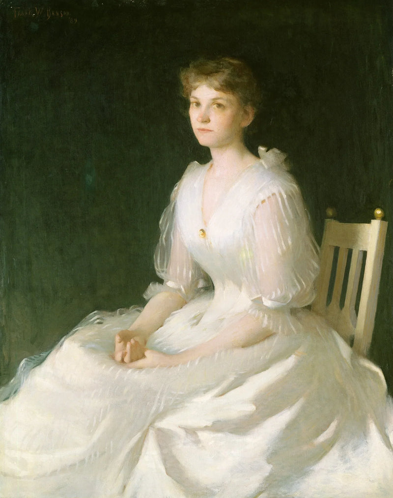 Beyaz Portre - Frank Weston Benson