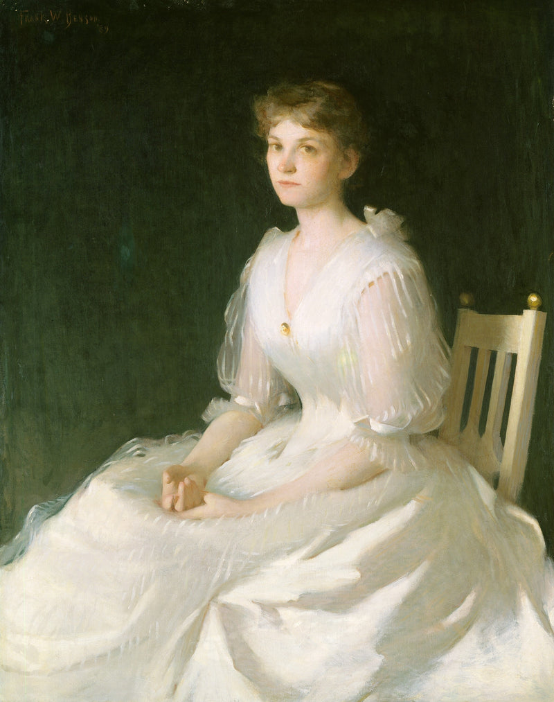 Beyaz Portre - Frank Weston Benson