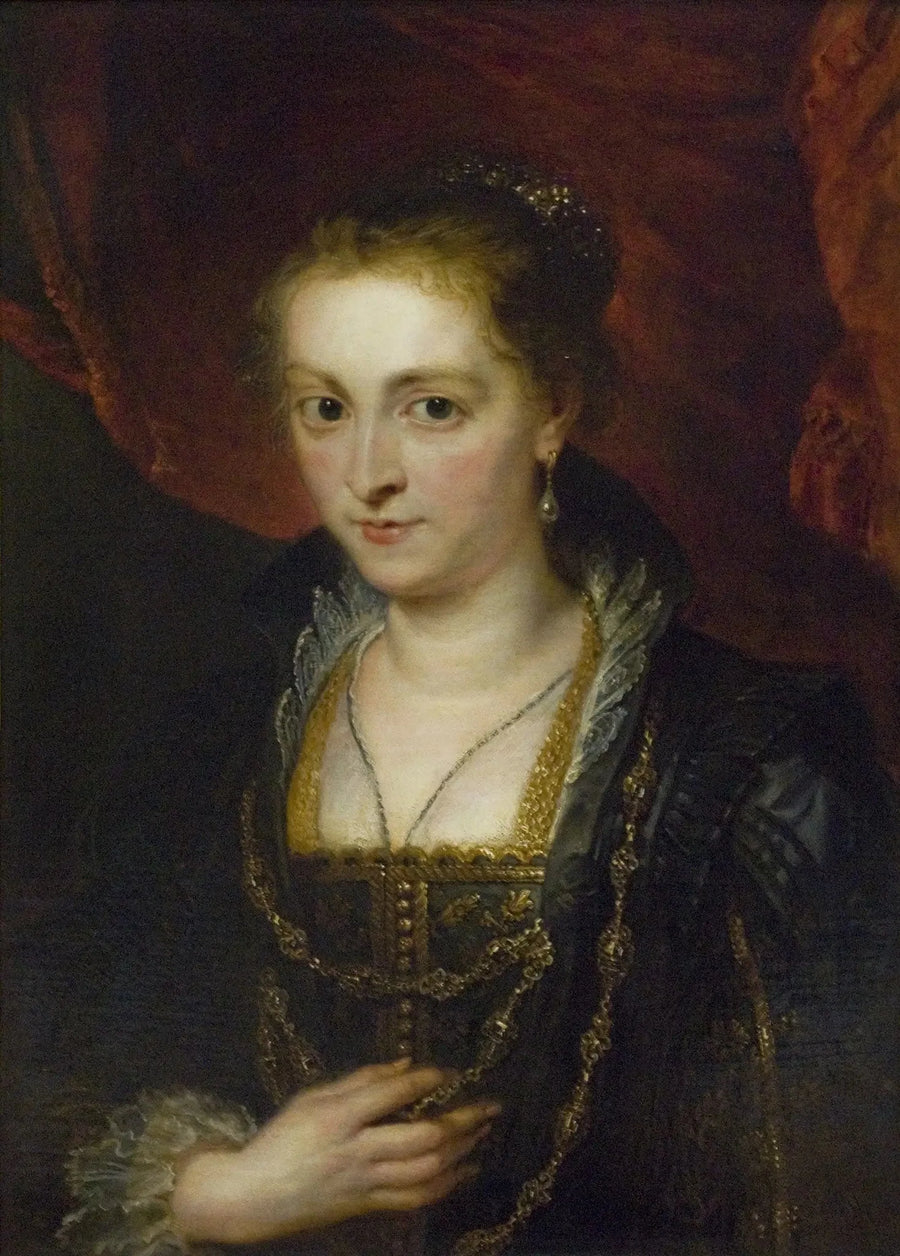 Bir Hanımefendinin Göğüs Portresi - Peter Paul Rubens