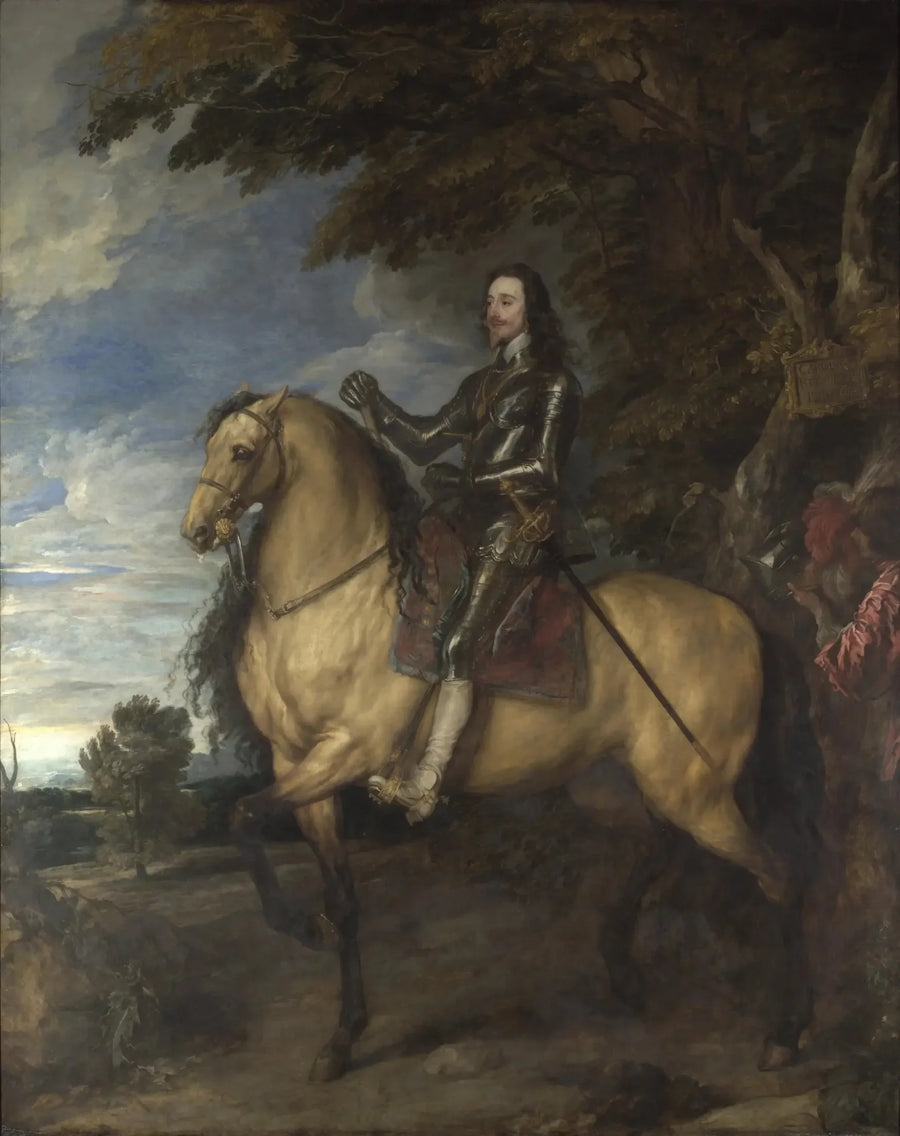 Atlı Portresi Charles I - Antoine van Dyck