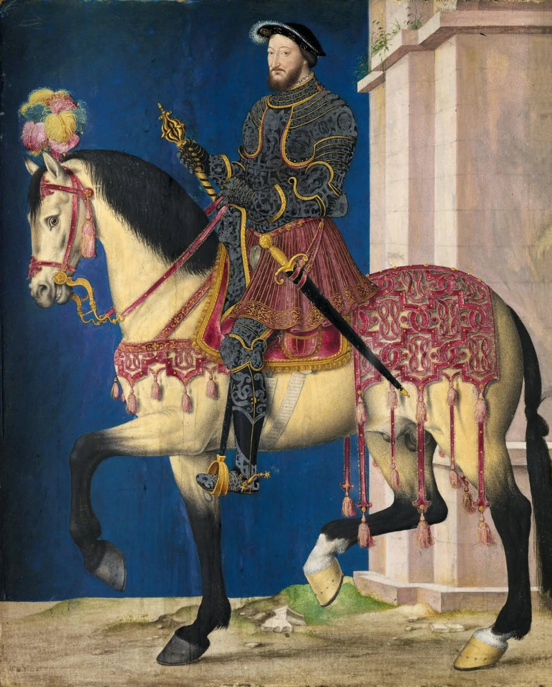 Fransız I. Atlı Portresi - Jean Clouet