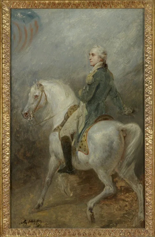 George Washington'un Atlı Portresi - Ary Scheffer