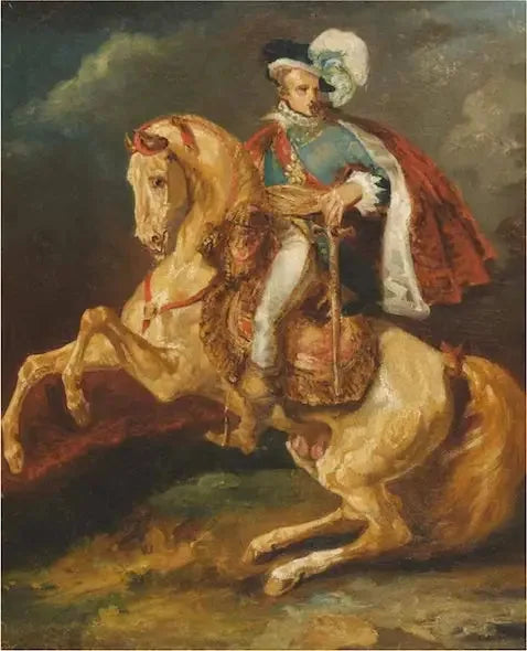 Batıfalya Kralı I. Jérôme Bonaparte'ın Atlı Portresi - Théodore Géricault