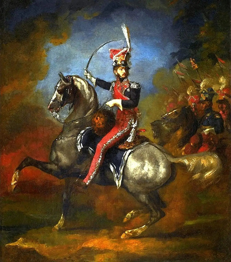 Wincenty Krasiński'nin Atlı Portresi. - Théodore Géricault