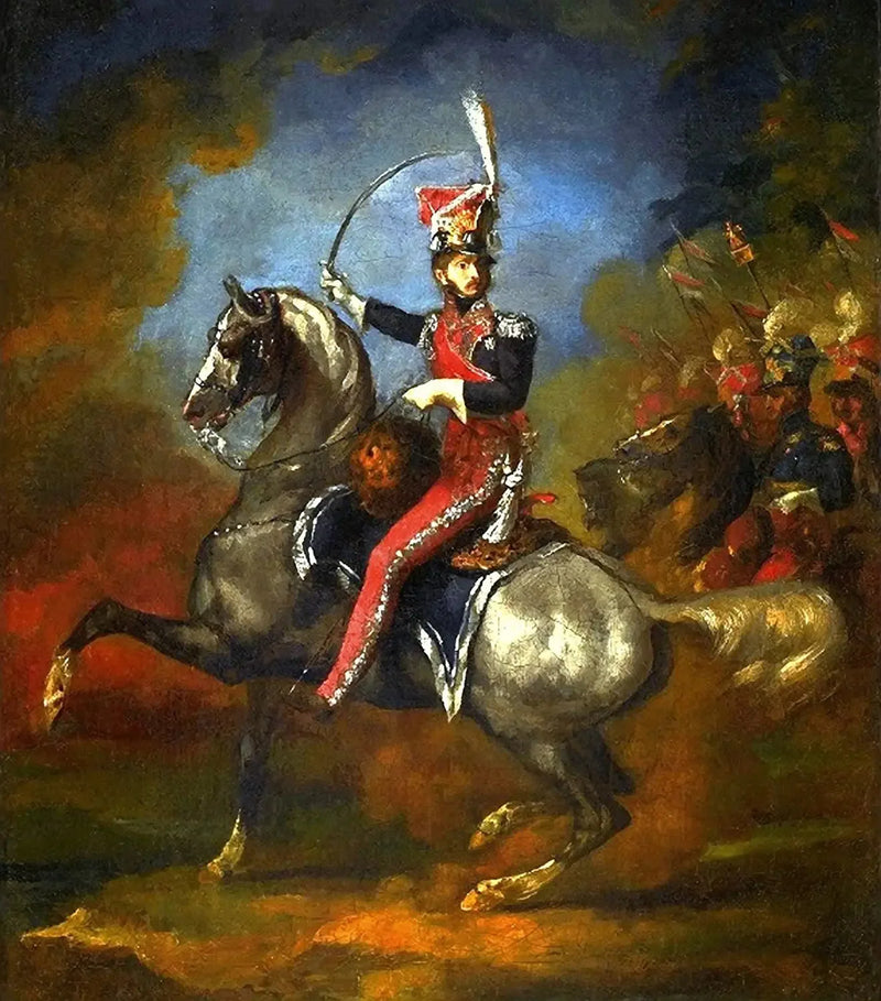 Wincenty Krasiński'nin Atlı Portresi. - Théodore Géricault