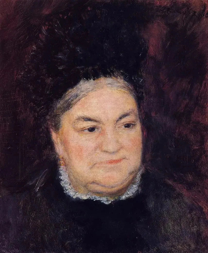 Yaşlı Bir Kadın Portresi (Mme Le Cœur) - Pierre-Auguste Renoir