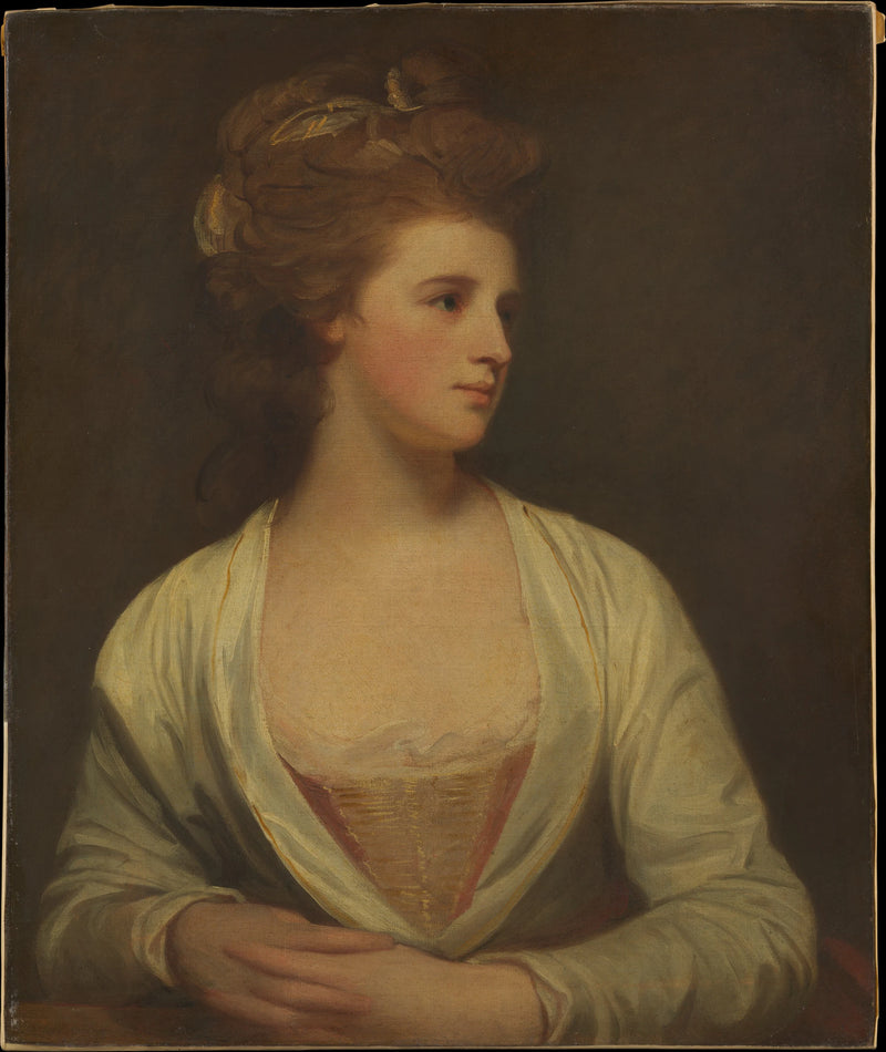 Portrait d'une femme, dite Emily Bertie Pott (morte en 1782) - George Romney