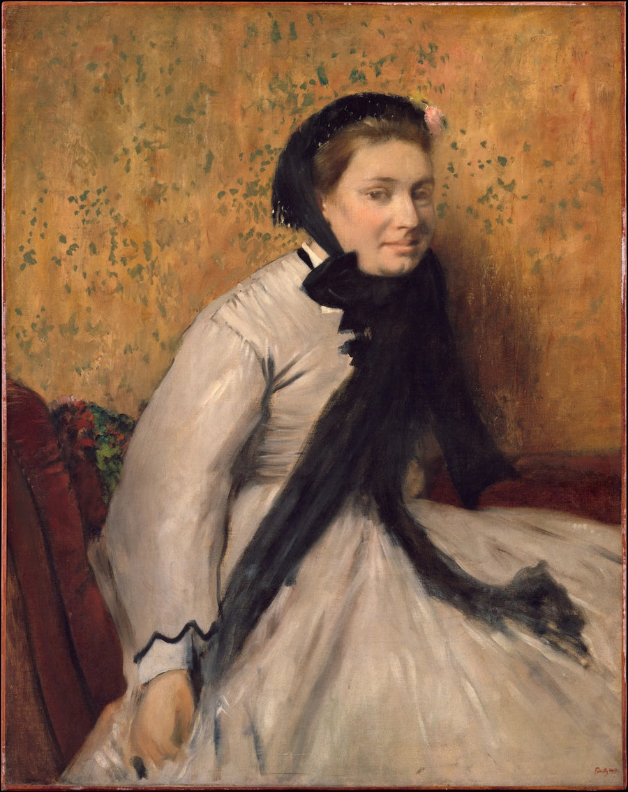 Gri İçindeki Bir Kadın Portresi - Edgar Degas