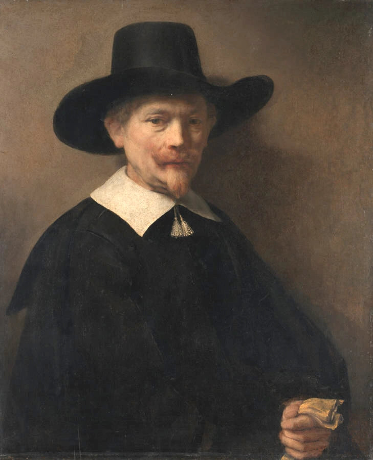 Eldivenli Bir Adam Portresi - Rembrandt