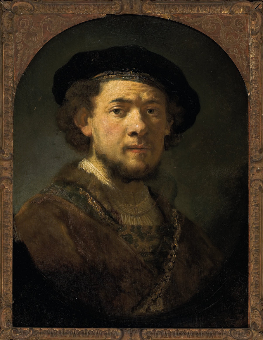 Altın zincirli otoportre - Rembrandt