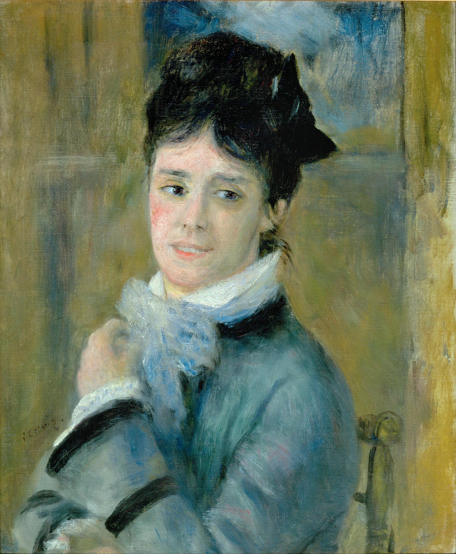 Madame Claude Monet'in Portresi - Pierre-Auguste Renoir