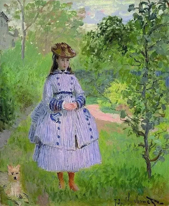 Matmazel Bonnet W283'ün Portresi - Claude Monet