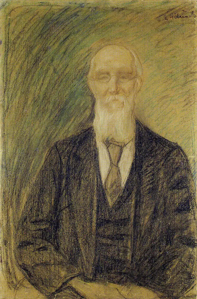 Erkek Portresi. Bay von R. - Edvard Munch