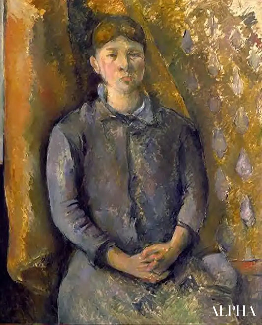 Portrait o. Madame Cézanne - Paul Cézanne - Reproductions de tableaux et peintures haut de gamme