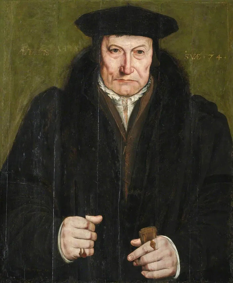 Bay Adam Portresi (bazen Bishop Fisher olarak da bilinir, 1469–1535) - Hans Holbein le Jeune