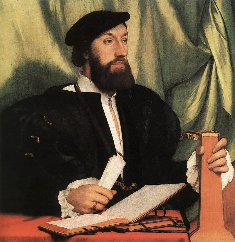 Lüleli Bir Adamın Portresi - Hans Holbein le Jeune
