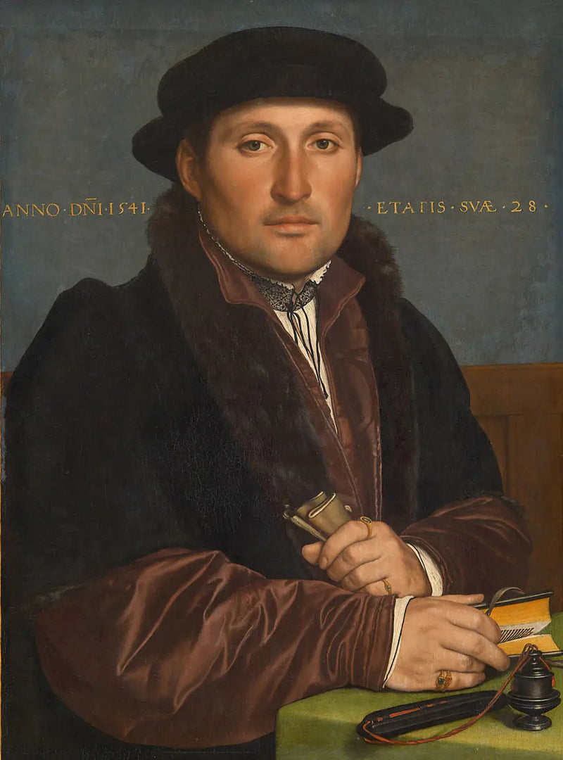 Genç Tüccar Portresi - Hans Holbein le Jeune