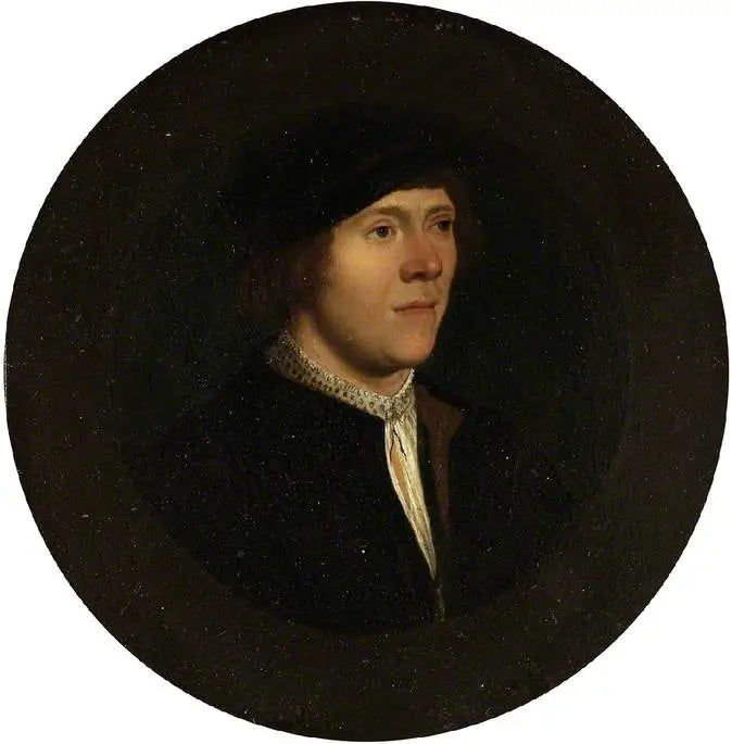 Henry VIII Hizmetinde Bilinmeyen Bir Adamın Portresi - Hans Holbein le Jeune