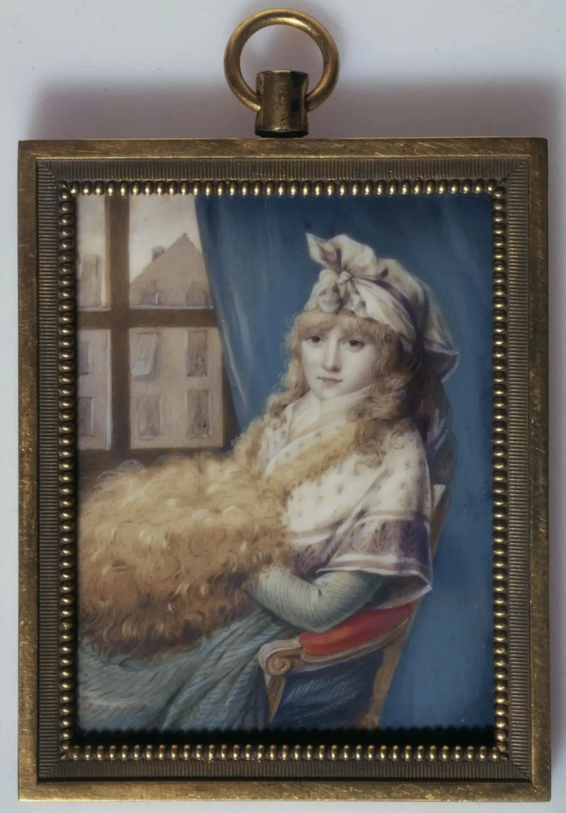 Lucile Desmoulins'in Varsayımsal Portresi - Louis-Léopold Boilly