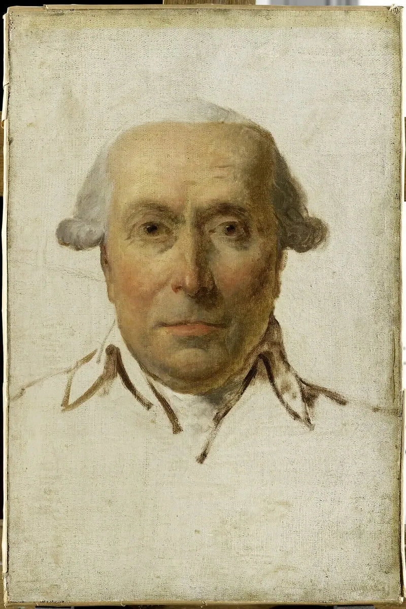 Kervélégan'dan Le Goazre'nin Tahmini Portresi - Jacques-Louis David