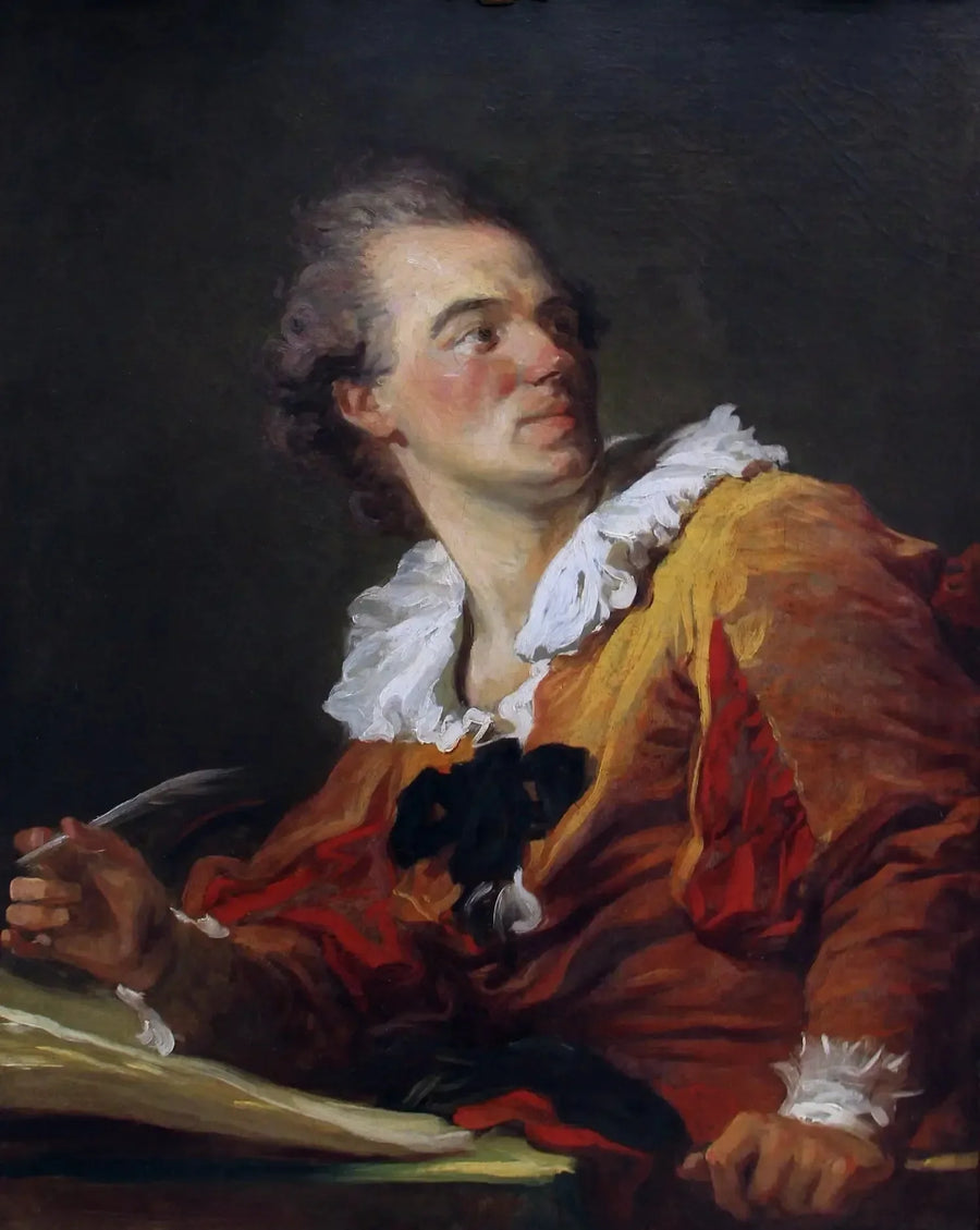 Louis-François Prault'un Muhtemel Portresi, Eskiden: İlham - Jean-Honoré Fragonard