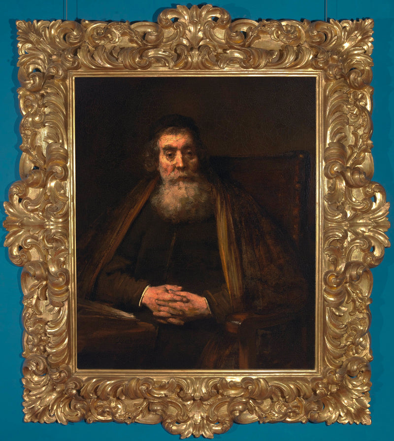Yaşlı Bir Adam Portresi (şüphesiz eğitimci Jan Amos Komensky, Comenius olarak bilinir) - Rembrandt