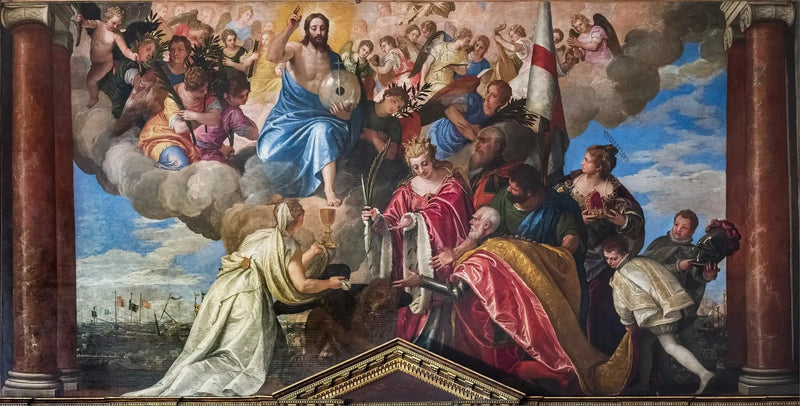 Sebastiano Venier Dükü'nün Votive Portresi - Paul Véronèse