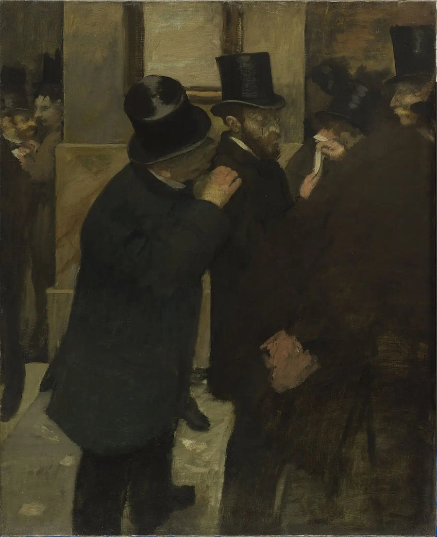 Borsa'da Portreler - Edgar Degas