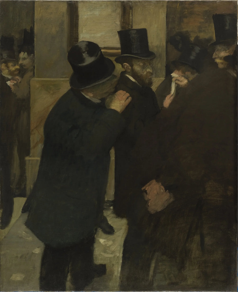 Borsa'da Portreler - Edgar Degas