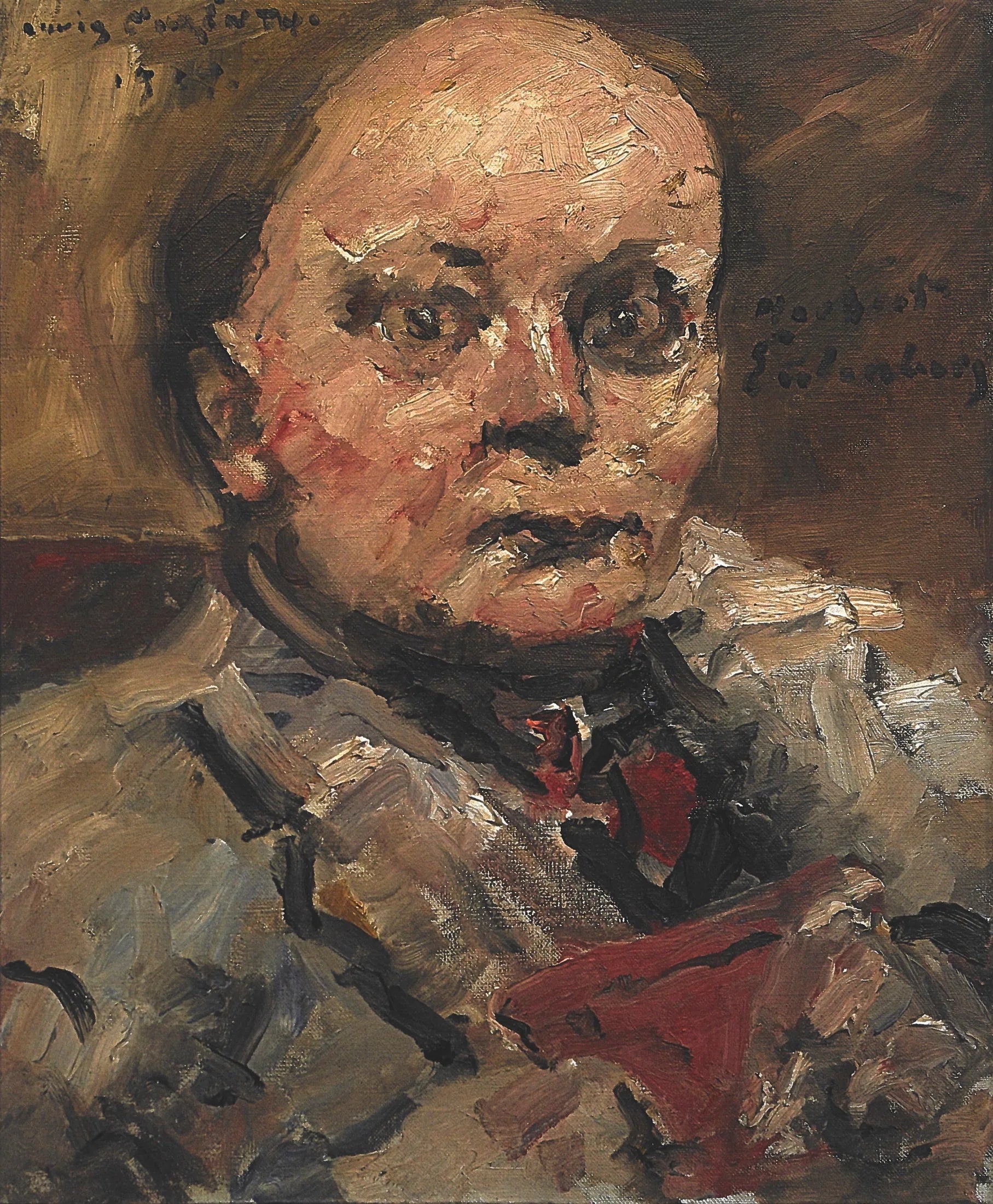 Porträt des Dichters Herbert Eulenberg - Lovis Corinth image 1 reproduction de peinture à l’huile