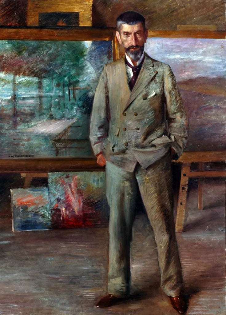 Porträt des Malers Hermann Eichfeld - Lovis Corinth