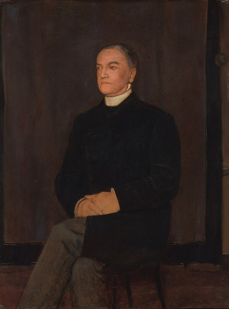 Augustinus Gerardus Hubertus van Rijckevorsel Portresi (1828 - Bois-le-Duc - 1891) - Fernand Khnopff