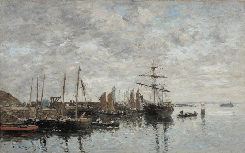 Portrieux, liman - Eugène Boudin