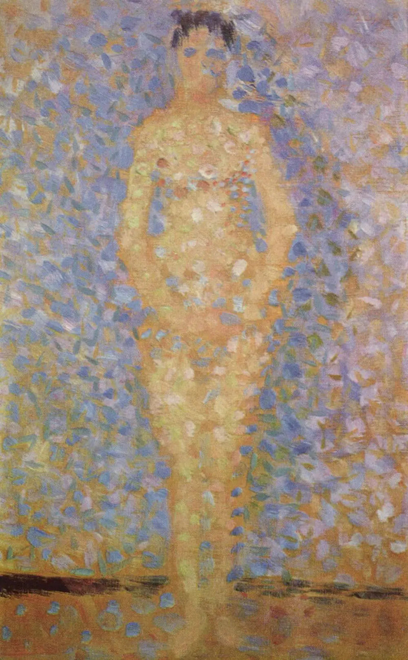 Ayakta duran, önden - Georges Seurat