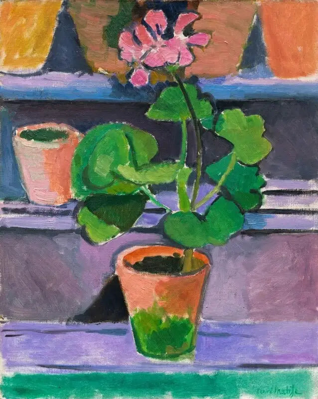 Geraniumlar - Henri Matisse