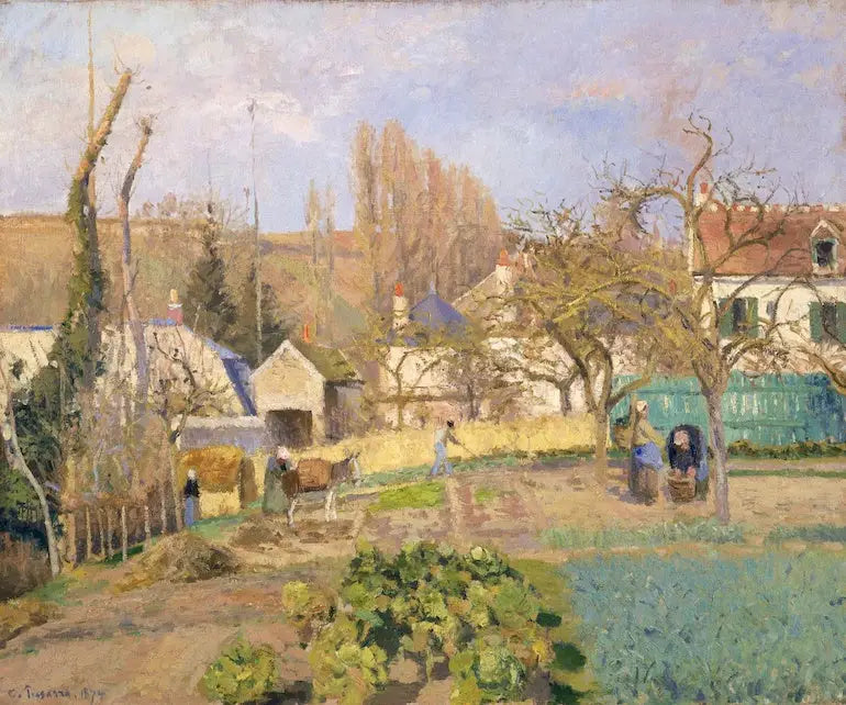 L'Hermitage Bahçeleri, Pontoise - Camille Pissarro