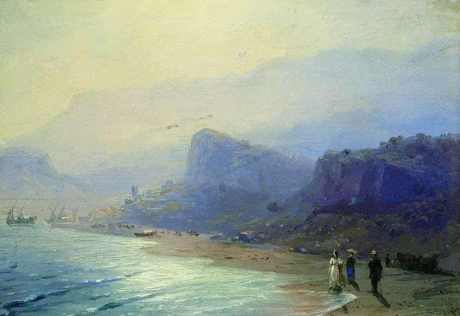 Pouchkine ve Raevskaya Gurzuf'ta - Ivan Aïvazovski