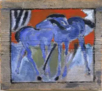 Mavi Yavru Atlar - Franz Marc