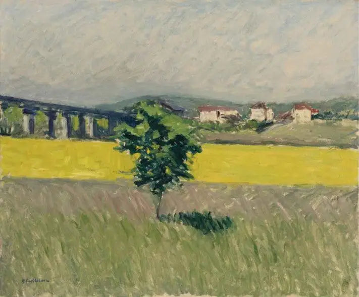Argenteuil Köprüsü'nde Saha - Gustave Caillebotte