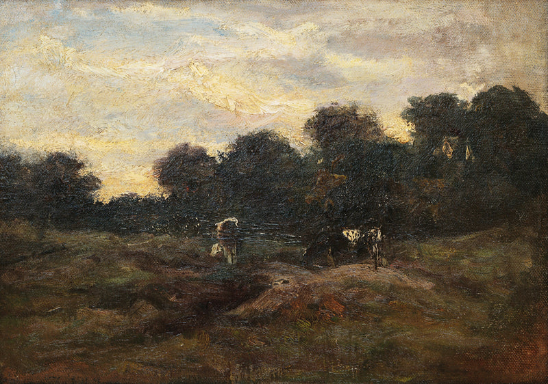 Sığırların Olduğu Çayır - Vincent van Gogh