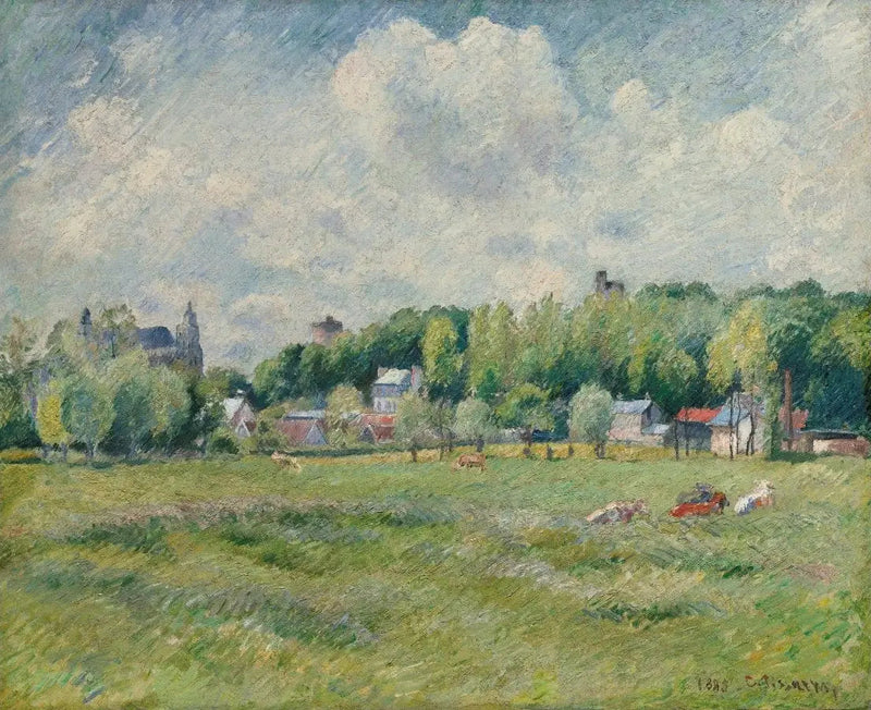 Gisors'taki Çayırlar - Camille Pissarro