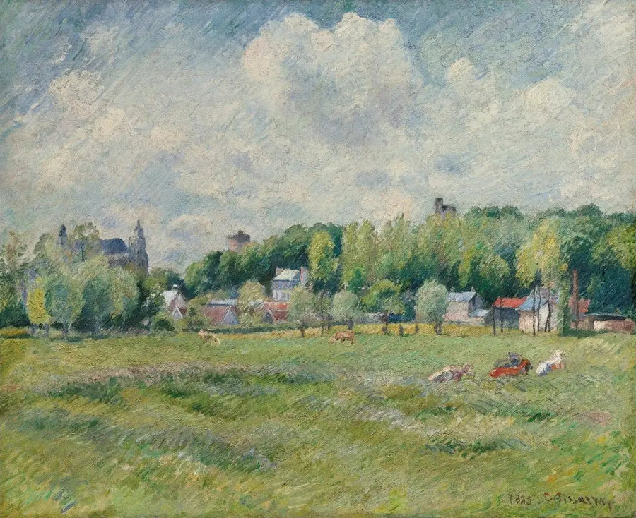 Gisors'taki Çayırlar - Camille Pissarro
