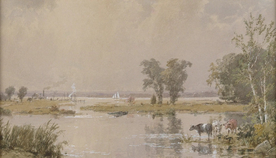 Hackensack Çayırları - Jasper Francis Cropsey