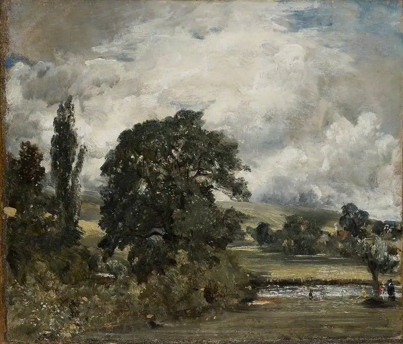 Salisbury yakınlarındaki sulak çayırlar - John Constable