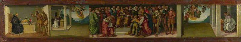 Prédelle : Esther ve Aziz Jerome'nin Hayatı - Luca Signorelli